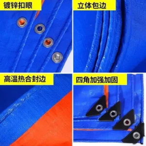 JX PE Woven Plain Resistance Tarpaulin Tent with Durable Waterproof Features for Outdoor Use