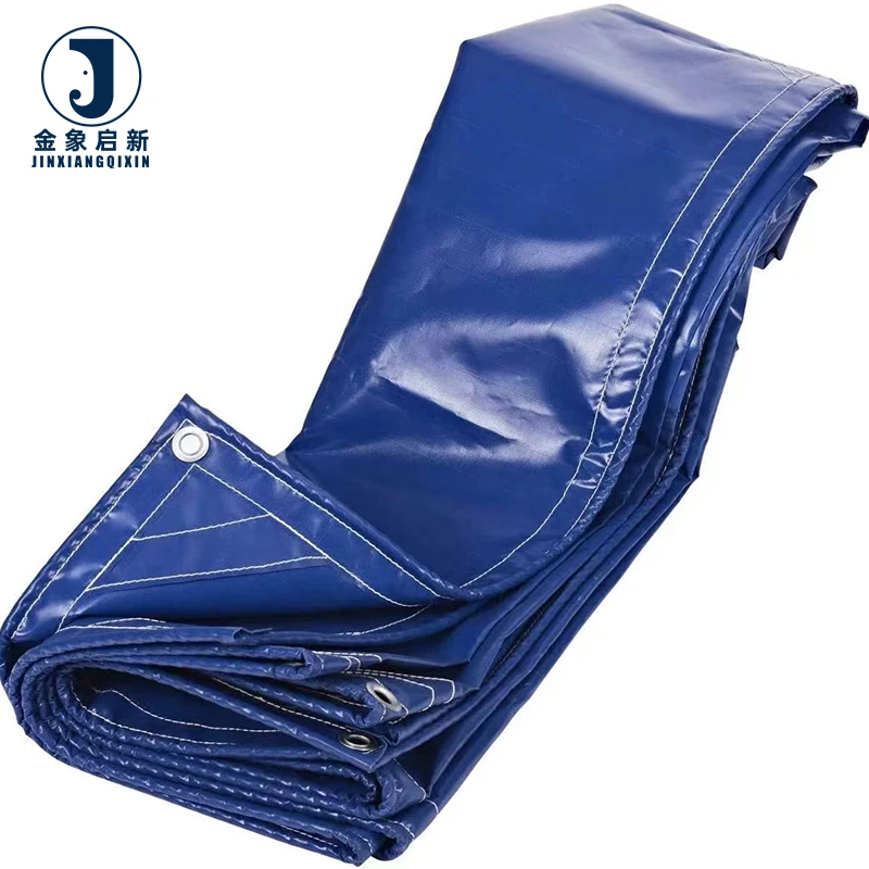 Hotsale Custom China Supplier Super Strength Industrial Grade 680GSM RIPSTOP PVC Tarpaulin for Builders Roof Tarp and Sheeting