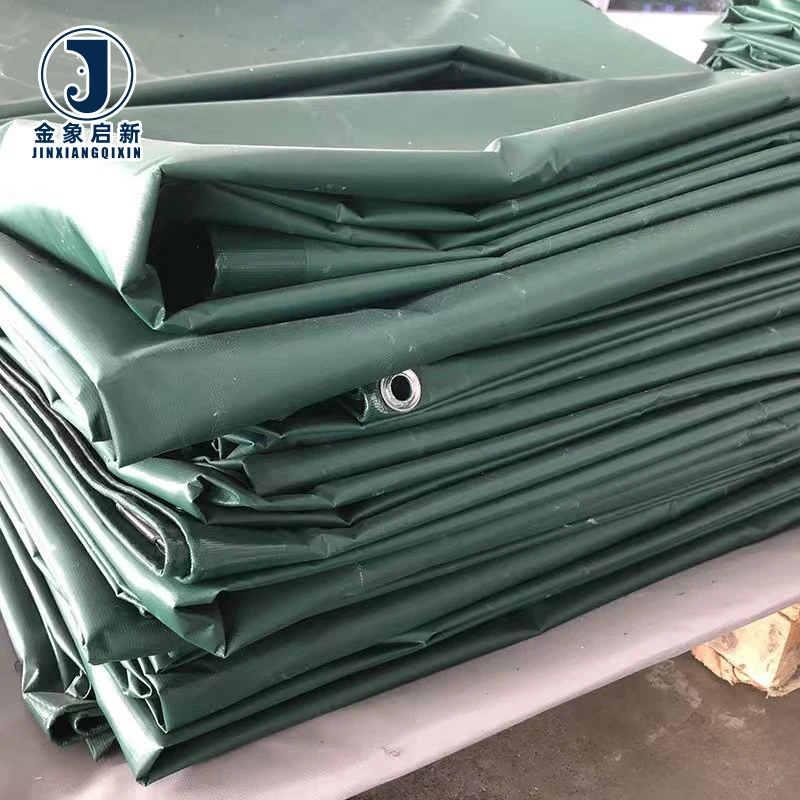 Customized Waterproof PVC Coated 600gsm Canvas 6m by 15m Tarpaulins for Truck Covers