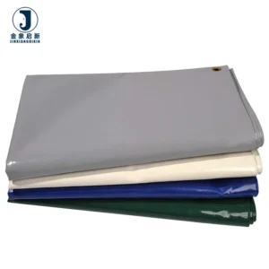 Gray Flame-Retardant Tarpaulin 420~1000g/?O TPU Rainproof Cloth Outdoor Tarp Pergola Groundsheet Canopy Truck Fireproof Tent
