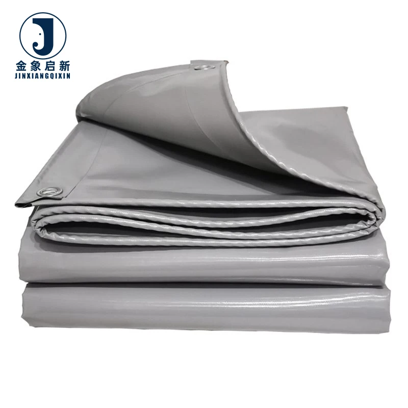 Customize 500-600GSM Heavy Duty Waterproof Anti-UV Knife Fabric PVC Tarpaulin for Car Tents Canopies Awnings