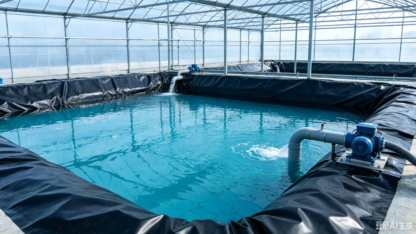 PVC pond liners and farm covers for agriculture and aquaculture