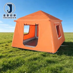 Quick Automatic Opening Portable Inflatable Camping Tent 420D Oxford Cloth for 5-8 Person Family Picnic