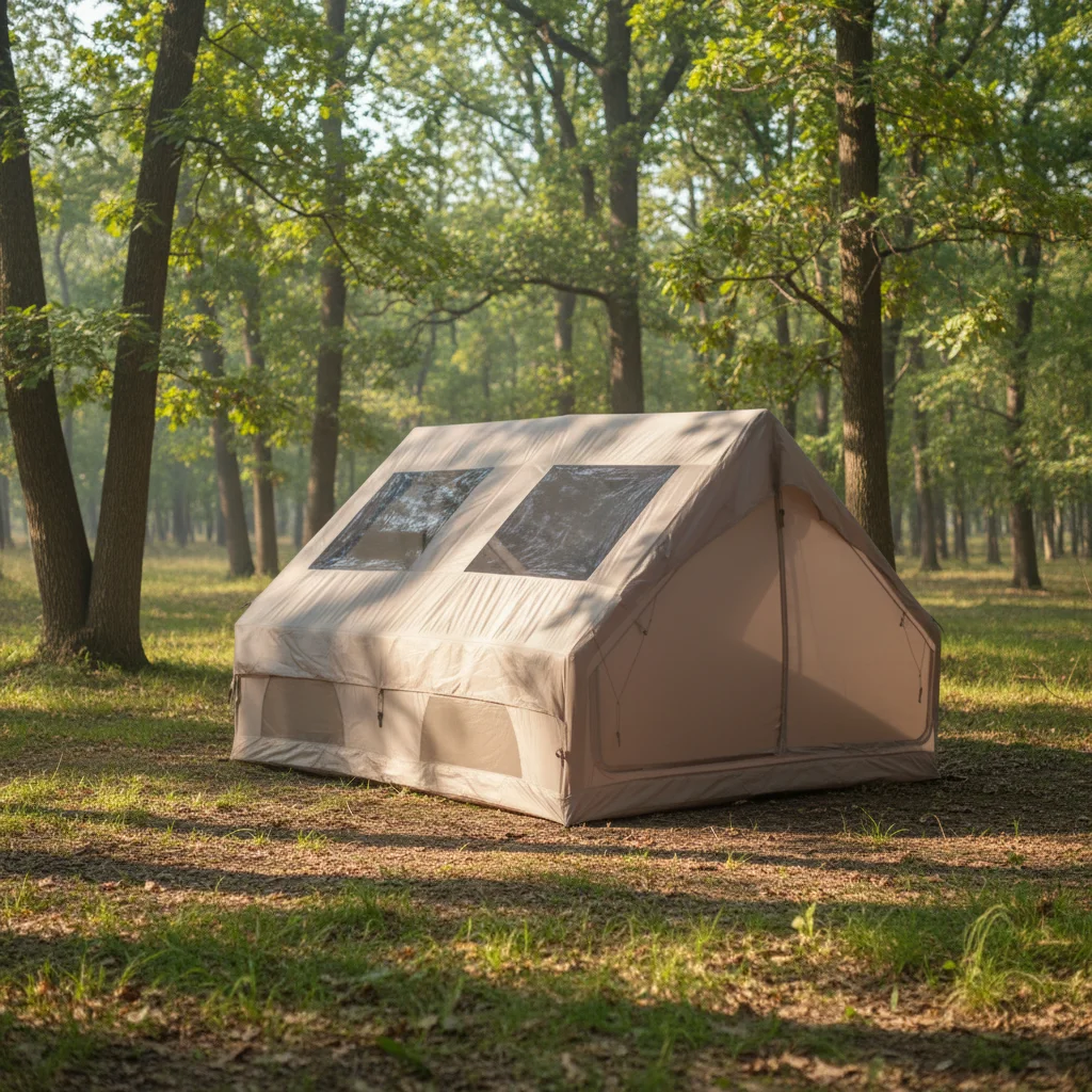 PVC Camping Tent 2-8 Person Four-Season Waterproof Windproof with Quick Automatic Opening