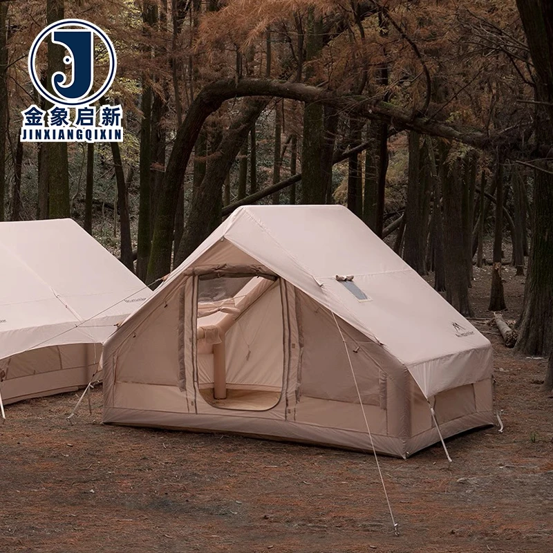 Inflatable Camping Tent 1-12 Person Quick Automatic Opening Heavy Duty Waterproof UV-Resistant Outdoor Family Tent