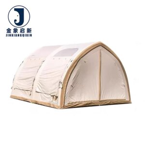 PVC Inflatable Camping Tent with Automatic Opening for Four-Season Emergency Disaster Relief Use