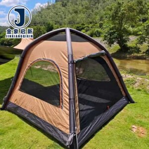 Inflatable Camping Tent 8-10 Person 4 Season Heavy Duty Emergency Waterproof Family Outdoor