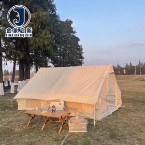 Waterproof PVC Glamping Tent with Quick Automatic Opening for Four-Season Outdoor Camping