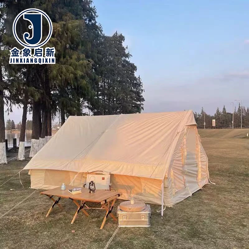 Waterproof PVC Glamping Tent with Quick Automatic Opening for Four-Season Outdoor Camping